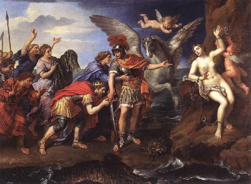 MIGNARD, Pierre Perseus and Andromeda Norge oil painting art